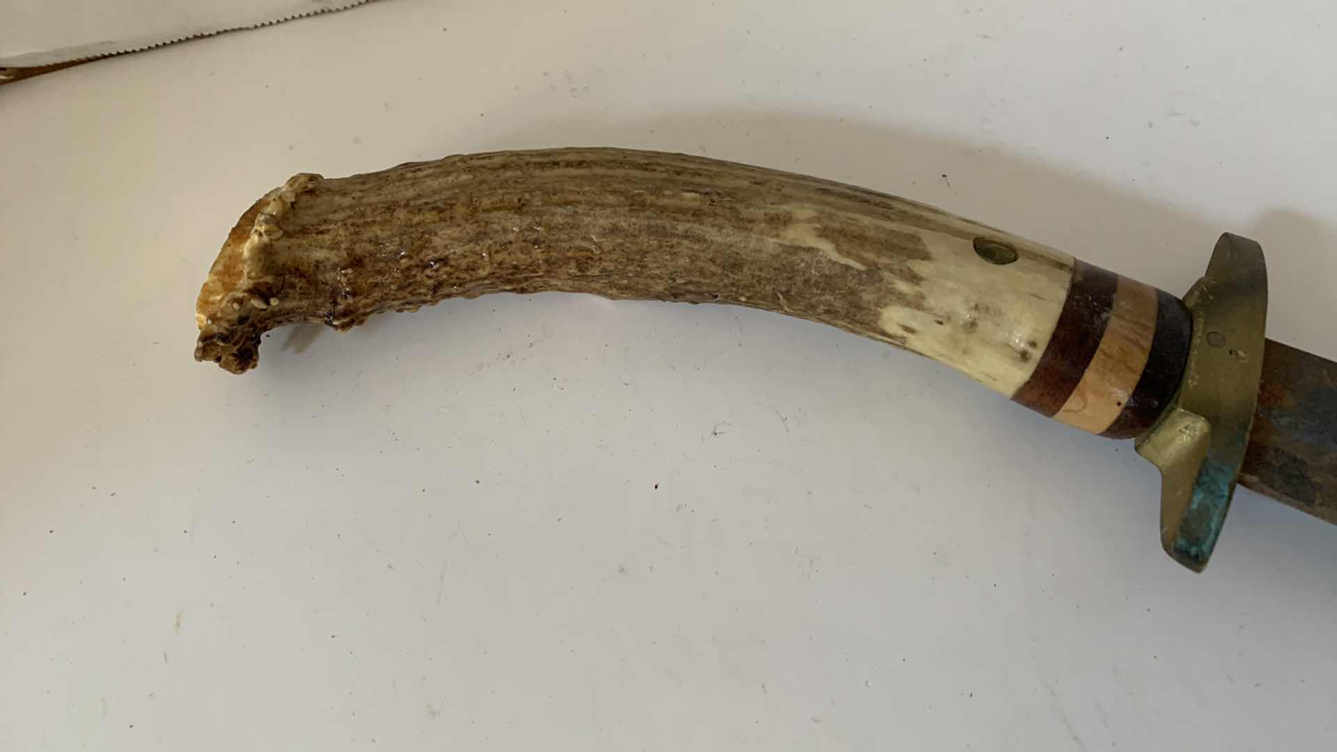 Photo 1 of BONE HANDLE KNIFE 18” LONG