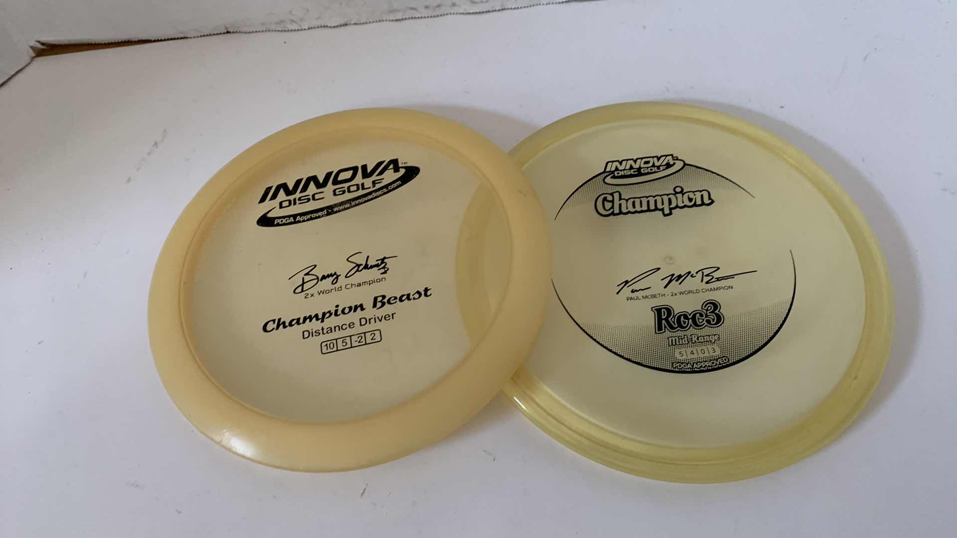 Photo 1 of PAUR OF INNOVA DISC GOLF FRISBEES