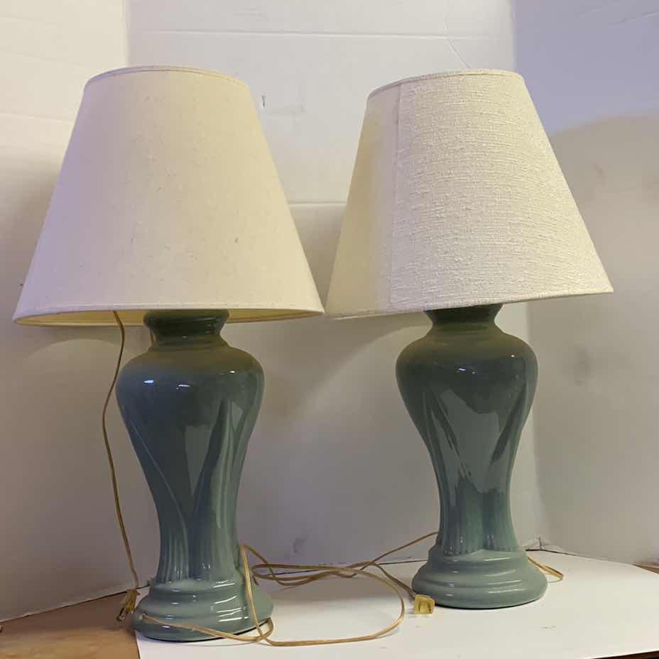 Photo 1 of PAIR OF LAMPS 26” TALL