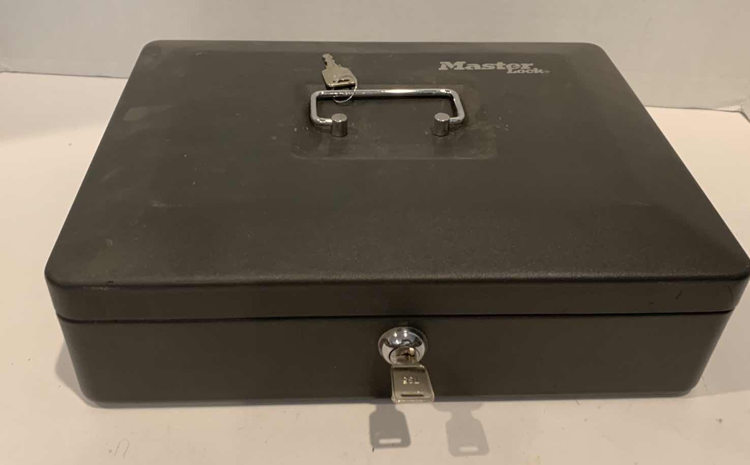 Photo 1 of MASTER LOCK CASH BOX WITH KEY 12” X 10” H 4”