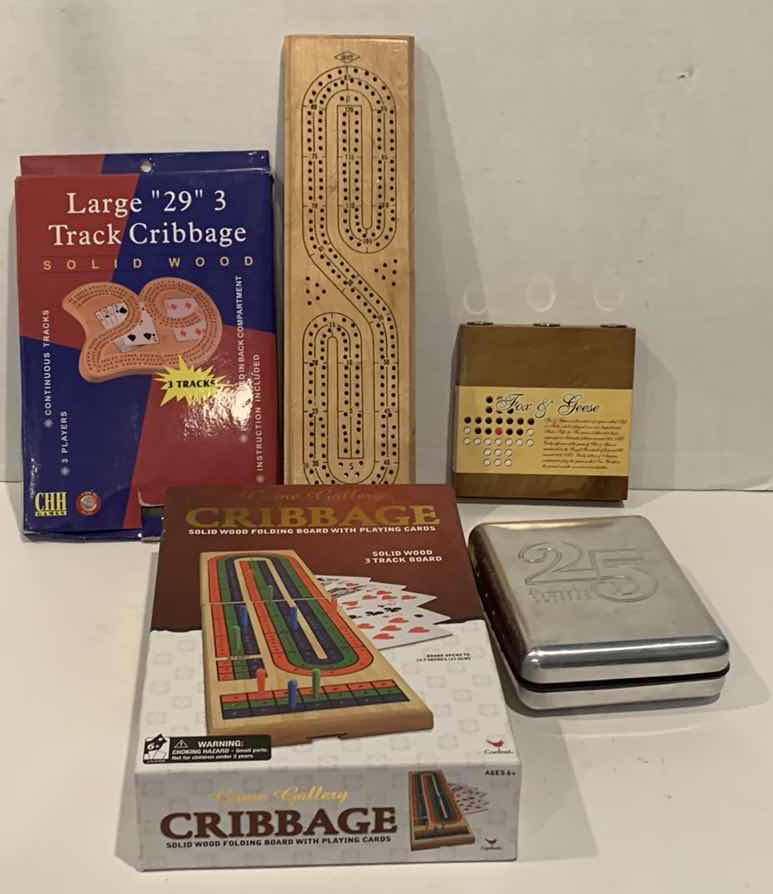 Photo 1 of BOARD GAMES CRIBBAGE