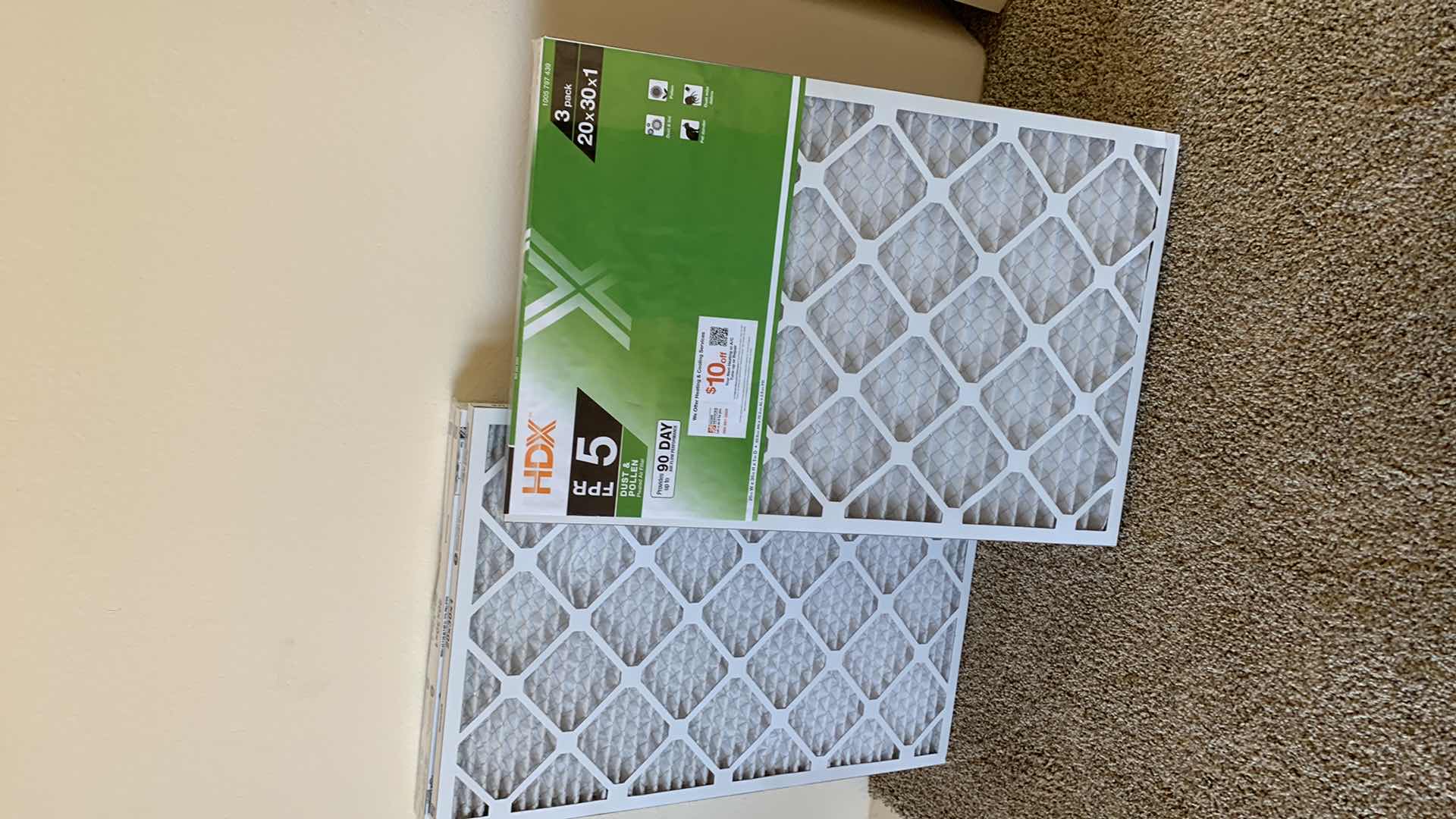 Photo 1 of 6-NEW AIR CONDITIONER FILTERS 20” X 30” X 1”