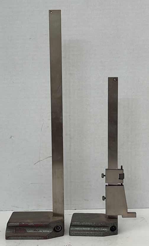 Photo 1 of (2)PCS MITUTOYO DIAL HEIGHT GAUGE
