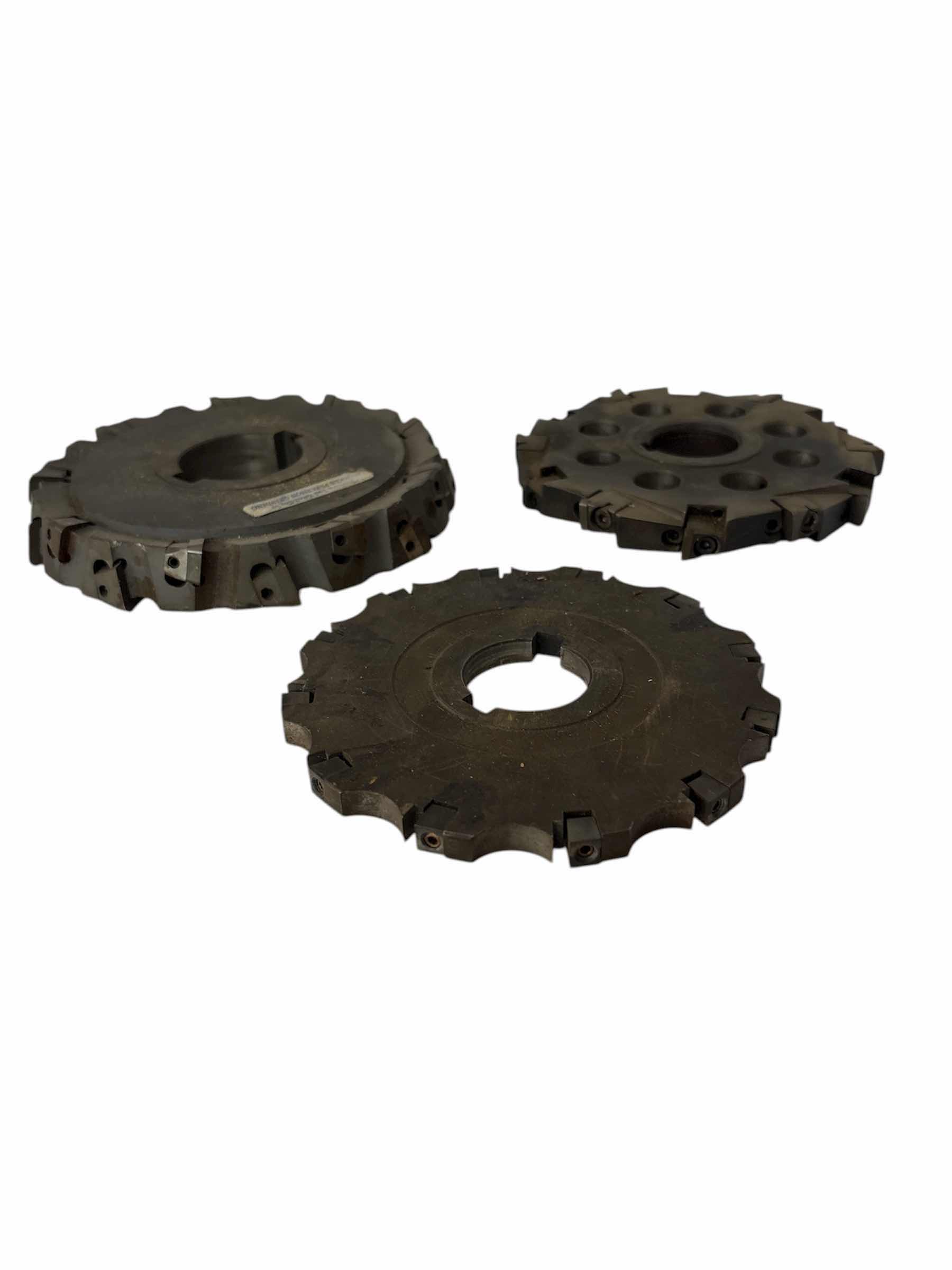 Photo 1 of (3)PCS FACE MILLING CUTTER