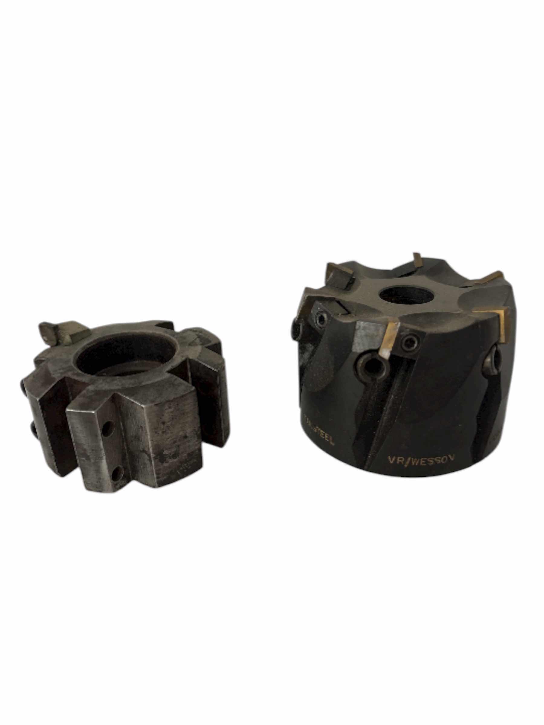 Photo 1 of (2)PCS INDEXABLE FACE MILLING CUTTER