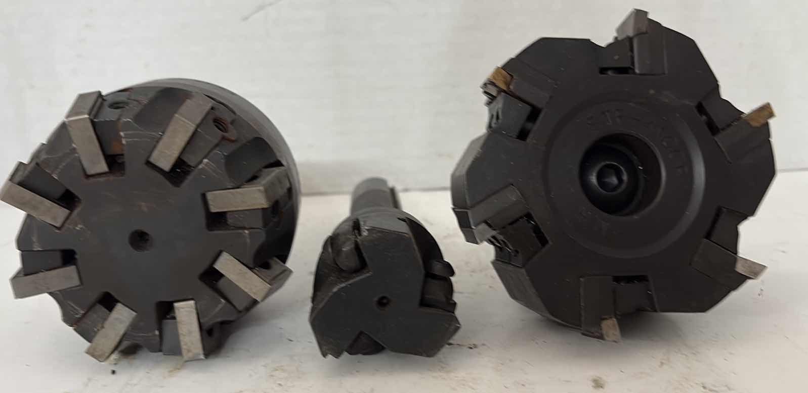 Photo 1 of (3)PCS FACE MILLING CUTTER