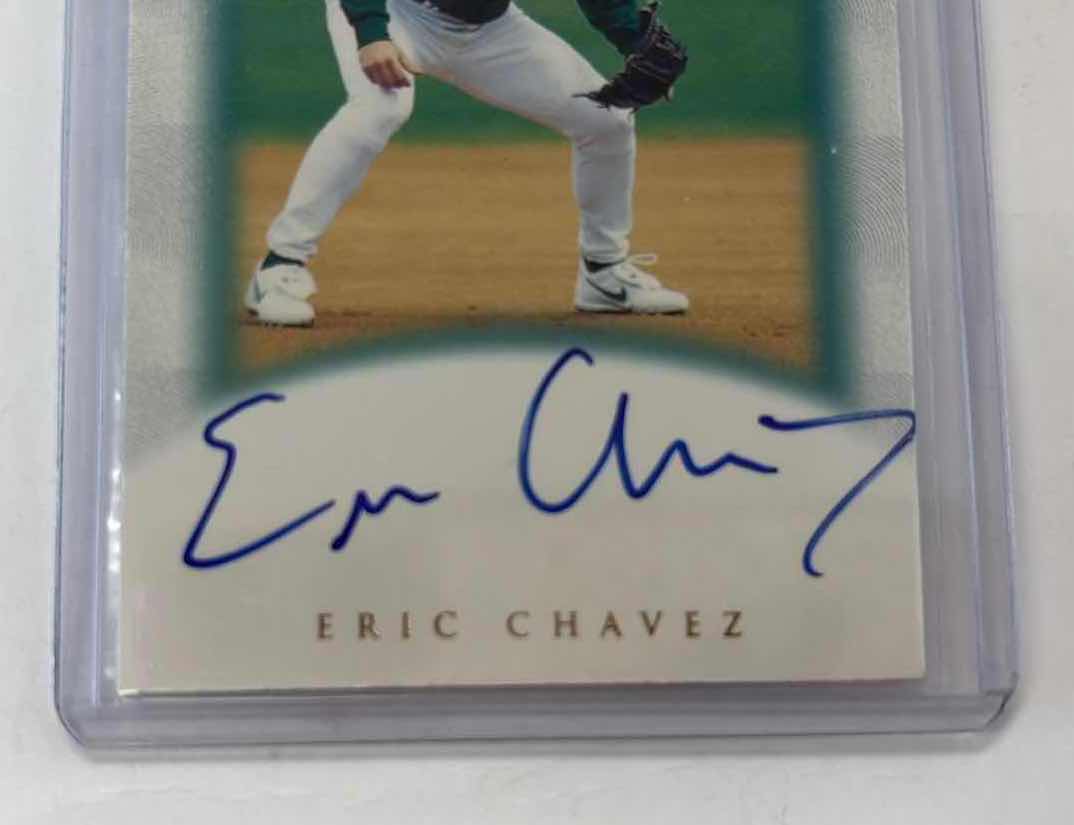 Photo 1 of $15 1999 ERIC CHAVEZ TOPPS GALLERY #GA3 AUTOGRAPH AUTO BD3053