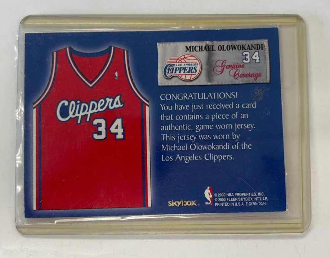 Photo 1 of 2000 MICHAEL OLOWOKANDI CLIPPERS SKYBOX GENUINE COVERAGE