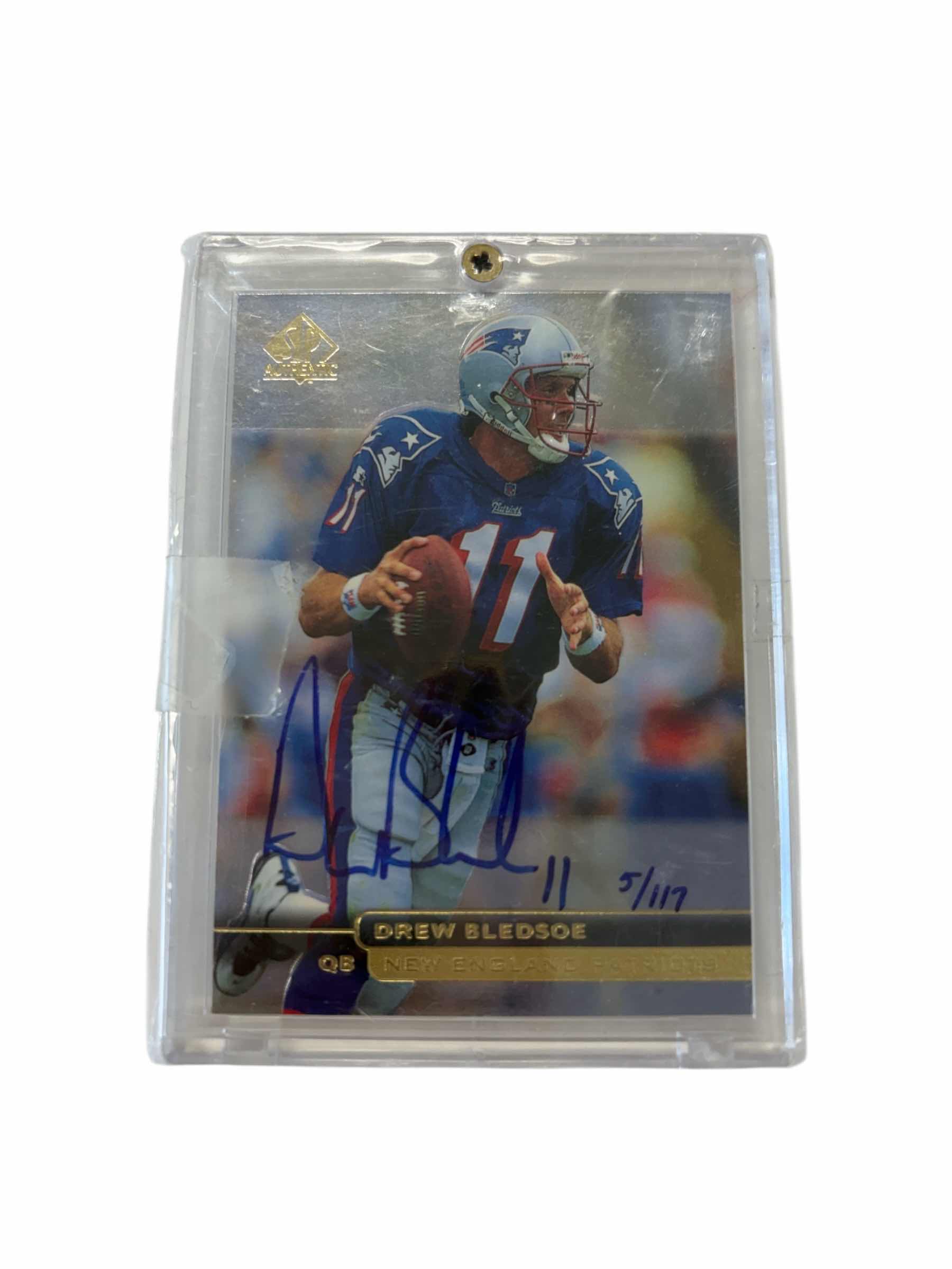 Photo 1 of 1999 DREW BLEDSOE SP AUTHENTIC BUYBACKS AUTOGRAPH #D16/47