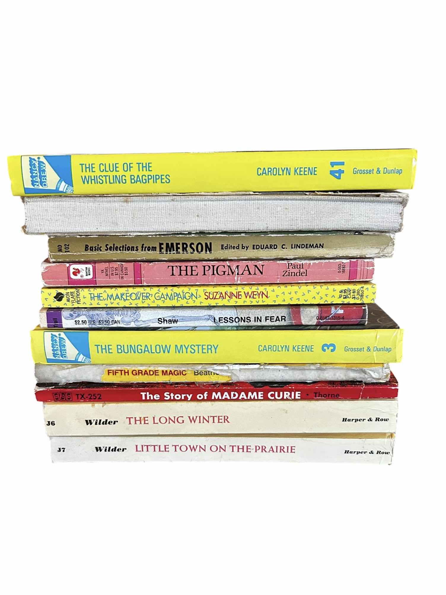 Photo 1 of STACK (11) OF MYSTERY AND HISTORICAL FICTION NOVELS