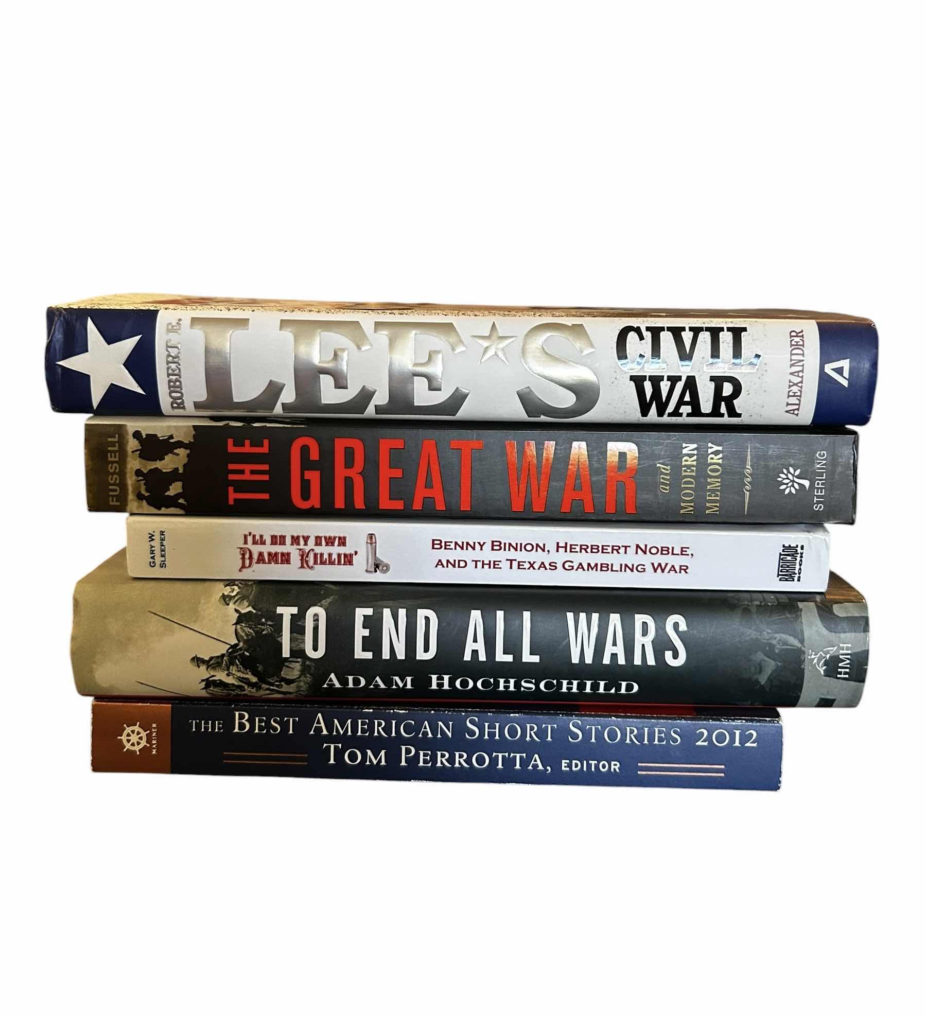 Photo 1 of COLLECTION (5) OF NON-FICTION WORKS CENTERED AROUND MILITARY HISTORY AND TRUE CRIME