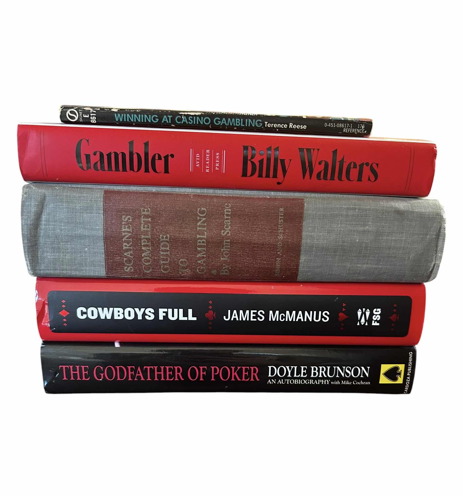 Photo 1 of FOUNDATIONAL WORKS ON GAMVLING HISTORY, STRATEGY, AND THE LIVES OF LENGENDARY HIGH-STAKES PROFESSIONALS (5)