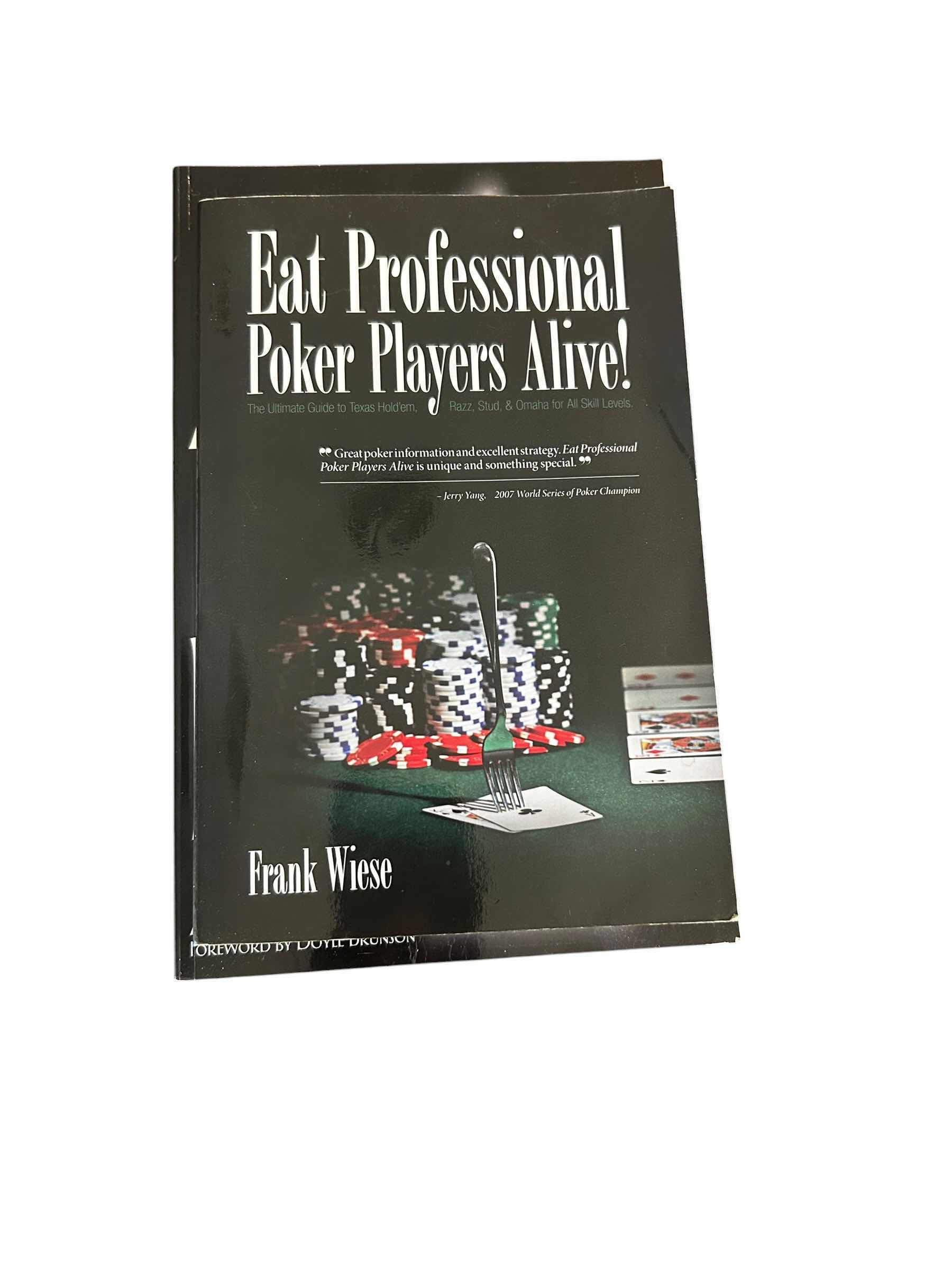 Photo 1 of COLLECTION OF POKER LITERATURE THAT COVERS A RANGE OF TOPICS FROM TECHNICAL STRATEGY AND PSYCHOLOGY TO HISTORICAL NARRATIVES AND PROFESSIONAL LIFESTYLE GUIDES (7)