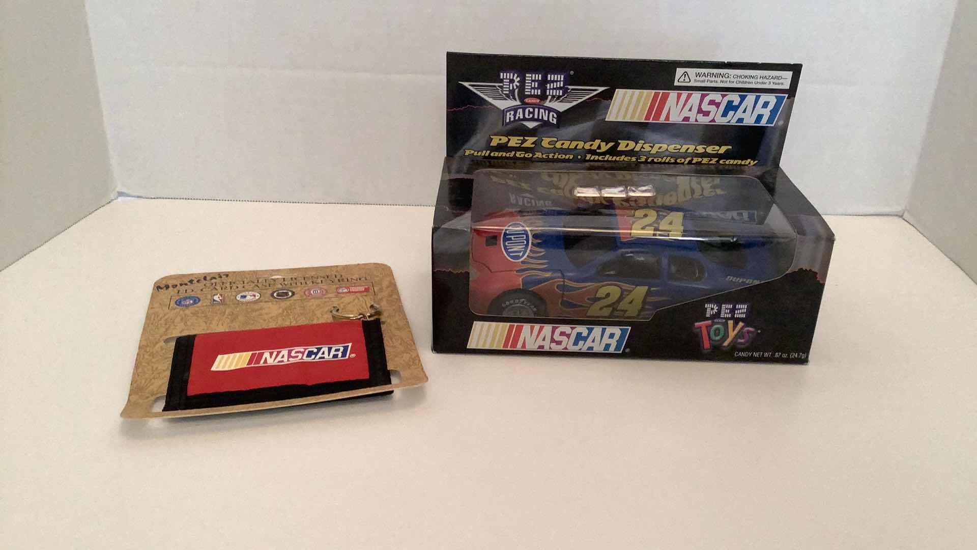 Photo 1 of NASCAR #24 PEZ CANDY DISPENSER AND CARD CASE