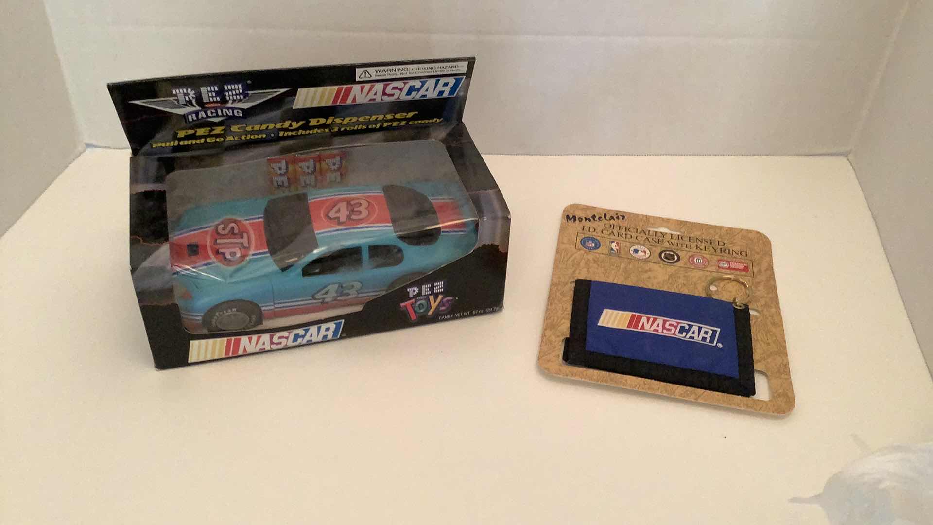 Photo 1 of NASCAR #43 PEZ CANDY DISPENSER AND CARD CASE