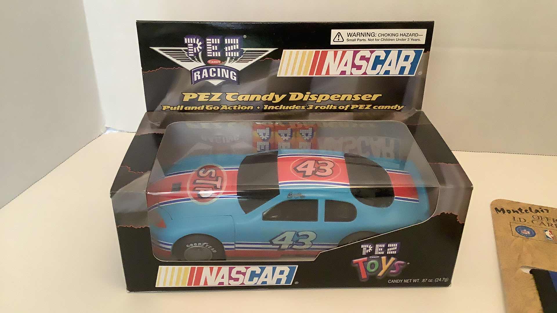 Photo 3 of NASCAR #43 PEZ CANDY DISPENSER AND CARD CASE