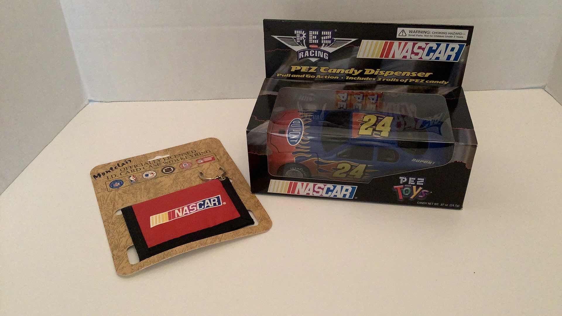 Photo 1 of NASCAR #24 PEZ CANDY DISPENSER AND CARD CASE