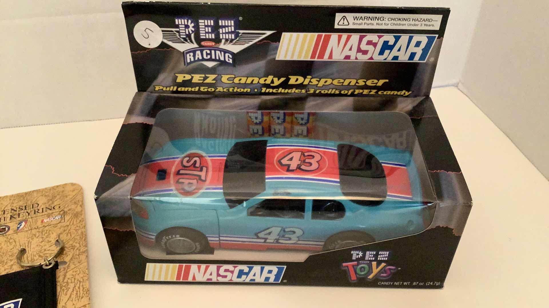 Photo 3 of NASCAR #43 PEZ CANDY DISPENSER AND CARD CASE