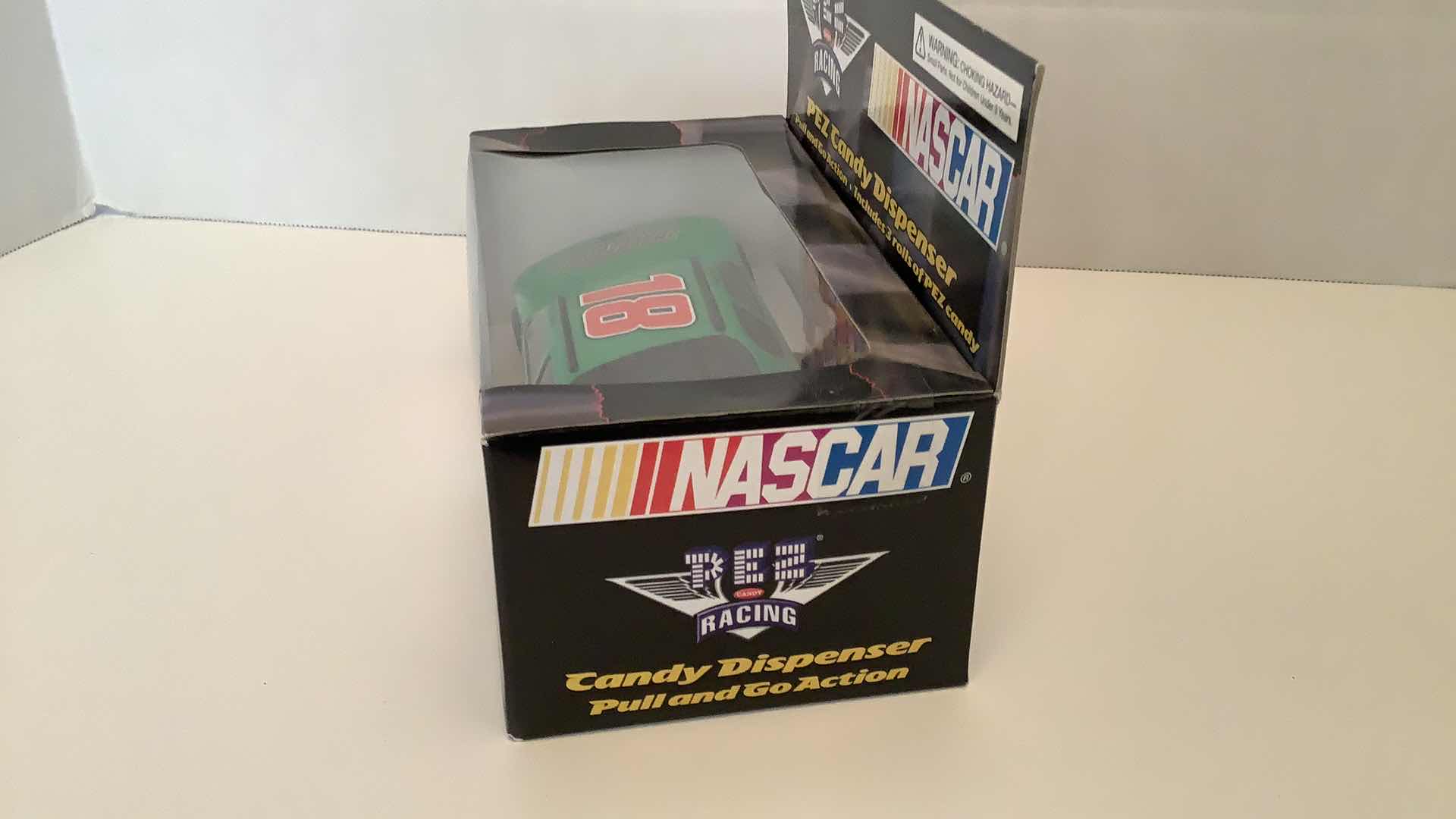 Photo 2 of NASCAR #18 PEZ CANDY DISPENSER