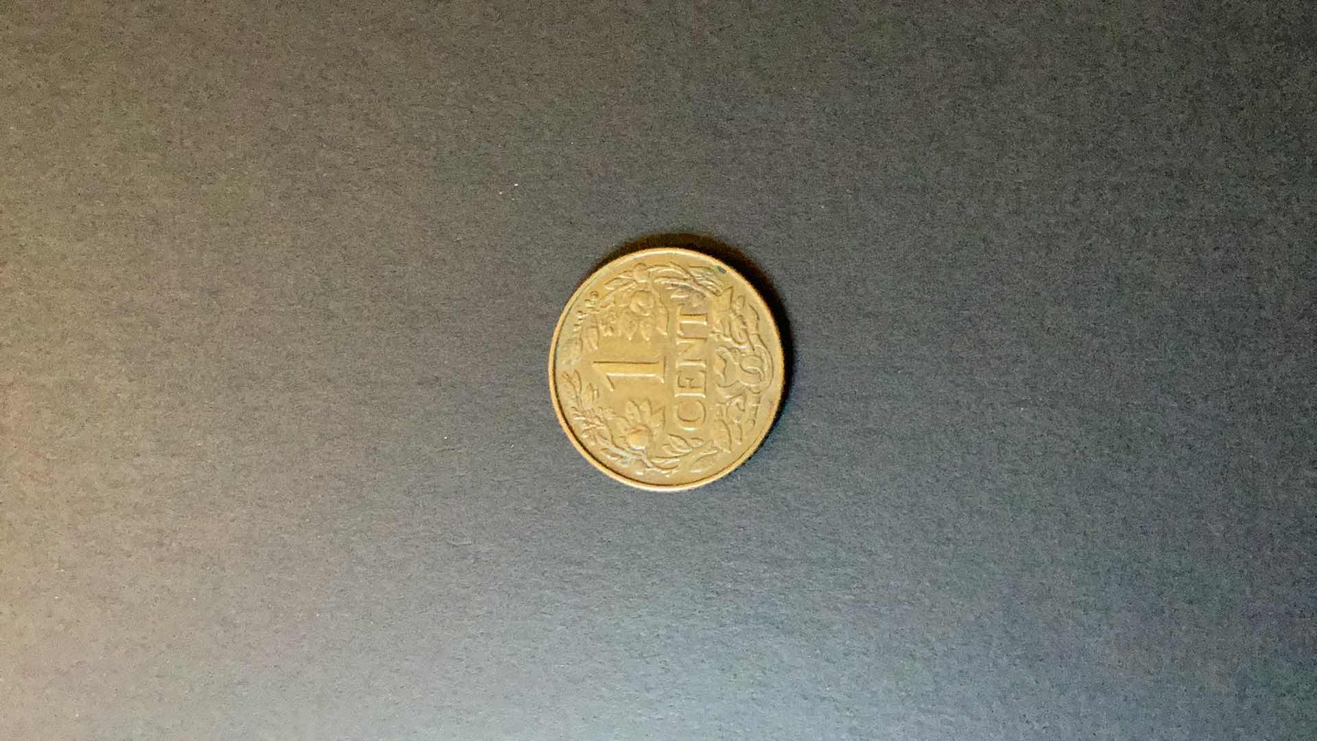 Photo 1 of NETHERLANDS 1944 1 CENT