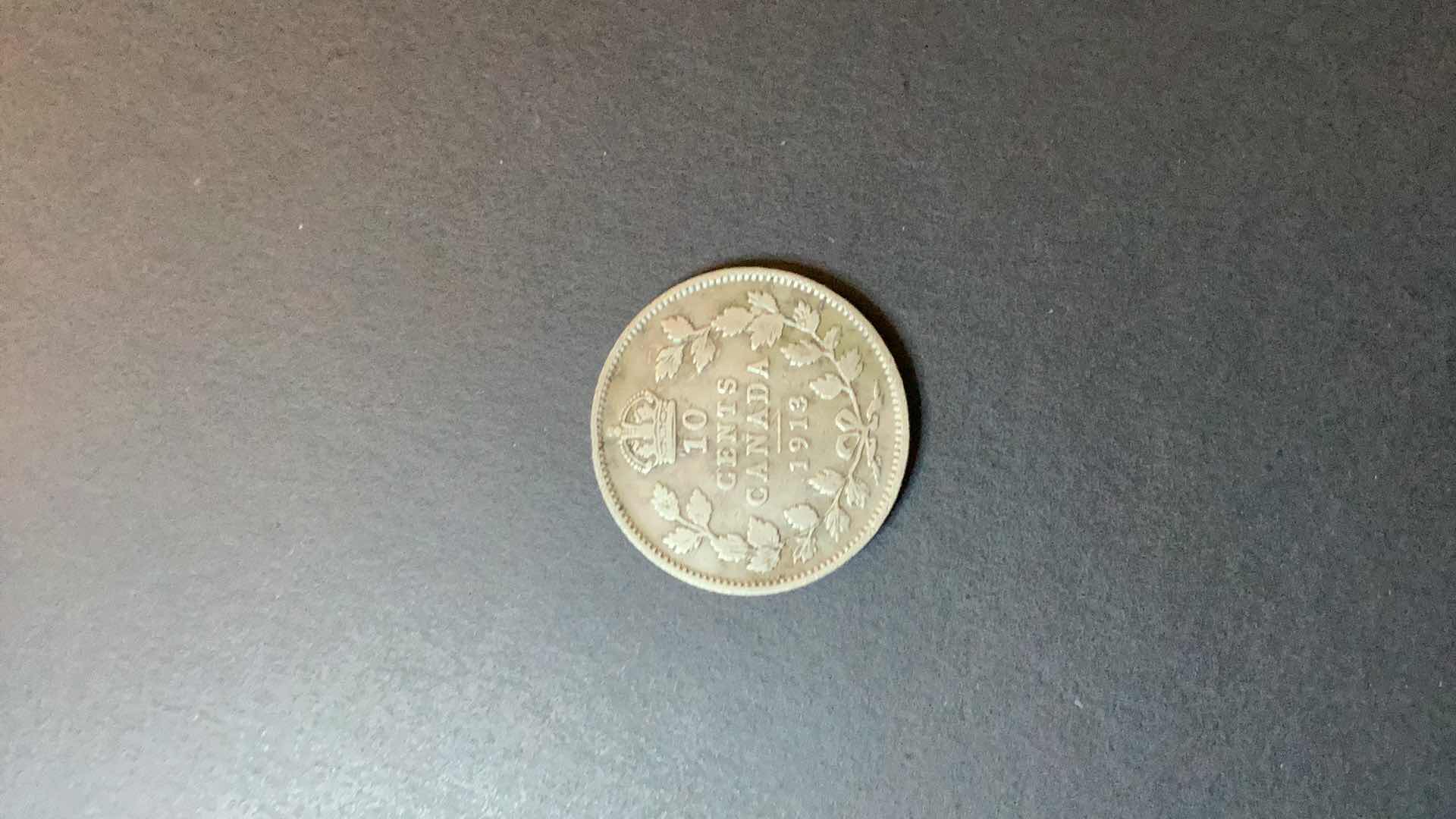 Photo 2 of CANADA 1913 10 CENTS