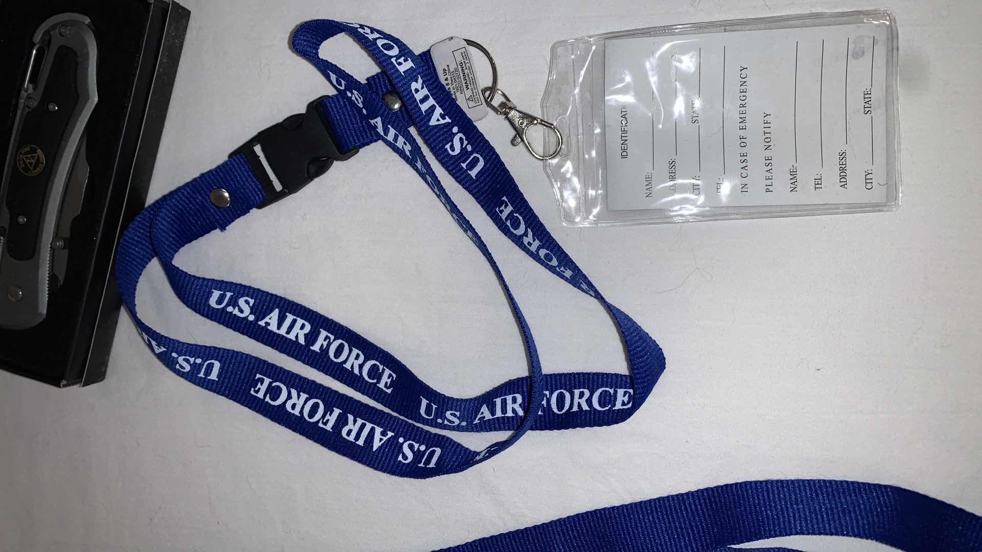 Photo 3 of SET OF U.S. AIR FORCE LANYARDS AND DELTA FIVE KNIFE
