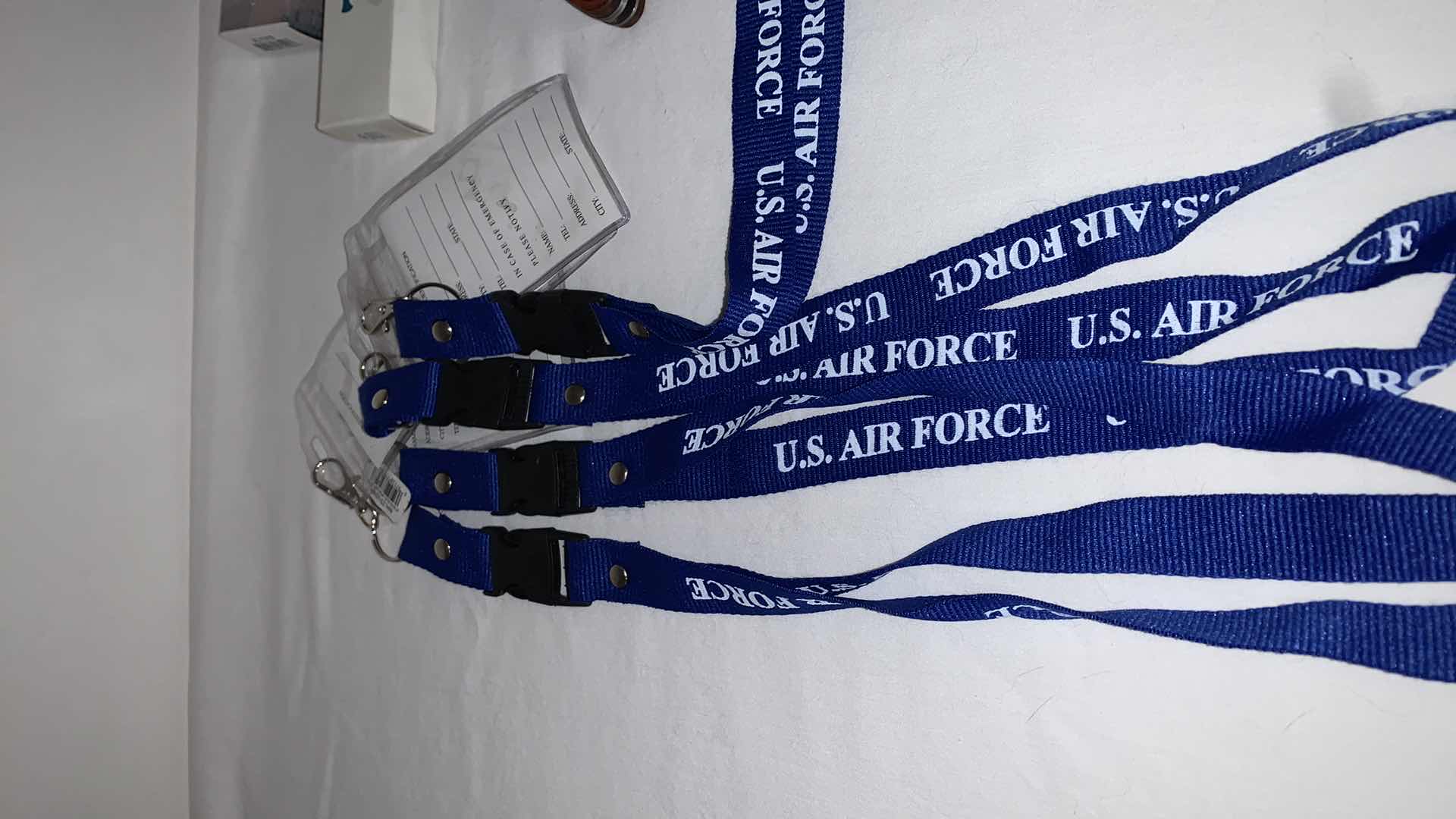 Photo 2 of SET OF U.S. AIR FORCE LANYARDS AND 2 TOMAHAWK BRAND KNIVES
