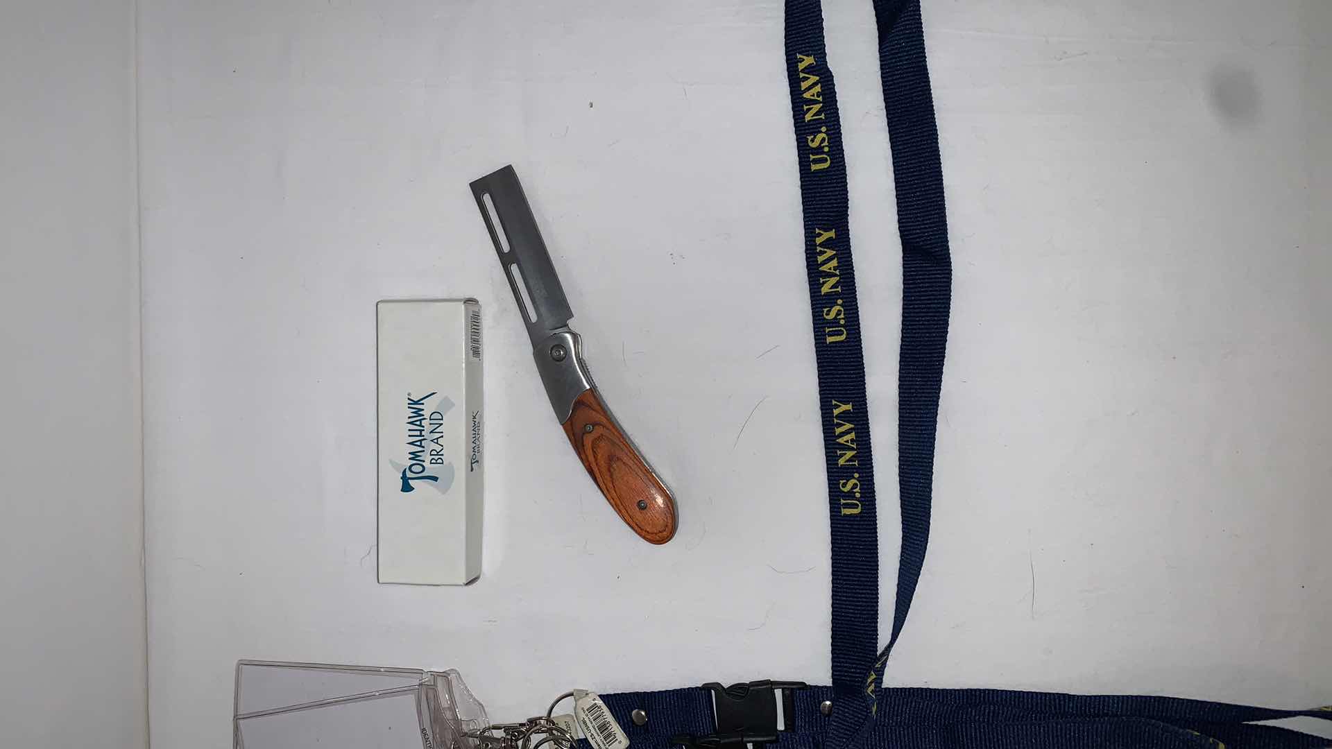 Photo 3 of SET OF U.S. NAVY LANYARDS AND TOMAHAWK BRAND KNIFE