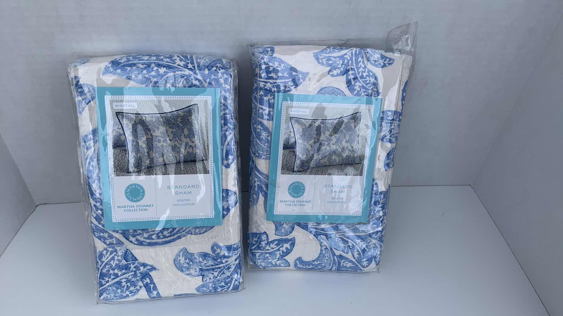 Photo 1 of MARTHA STEWART COLLECTION STANDARD SHAM SET OF TWO WINDFALL