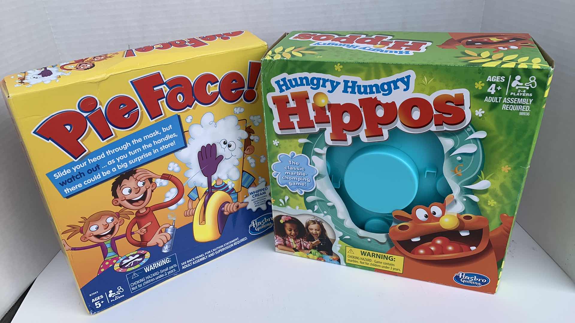 Photo 1 of HUNGRY HIPPOS AND PIE FACE GAME