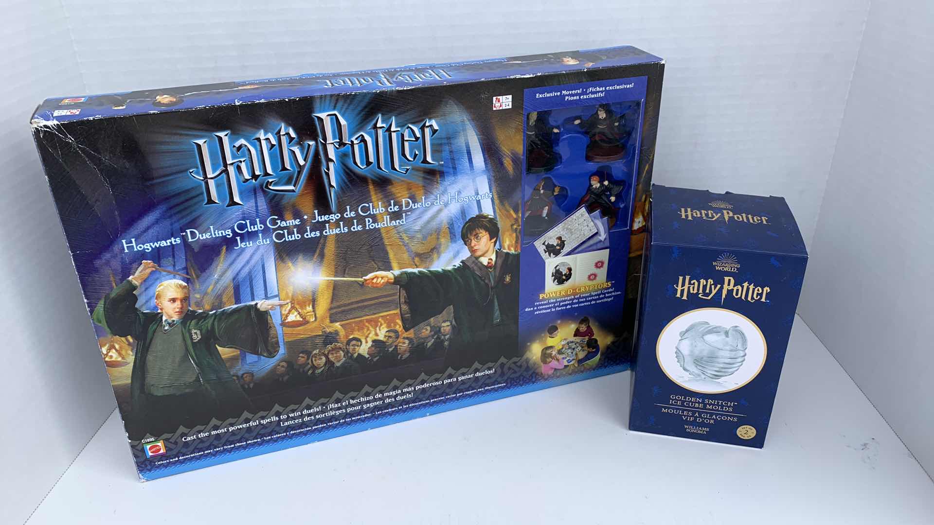 Photo 1 of HARRY POTTER DUELING CLUB GAME AND GOLDEN SNITCH ICE CUBE MOLDS