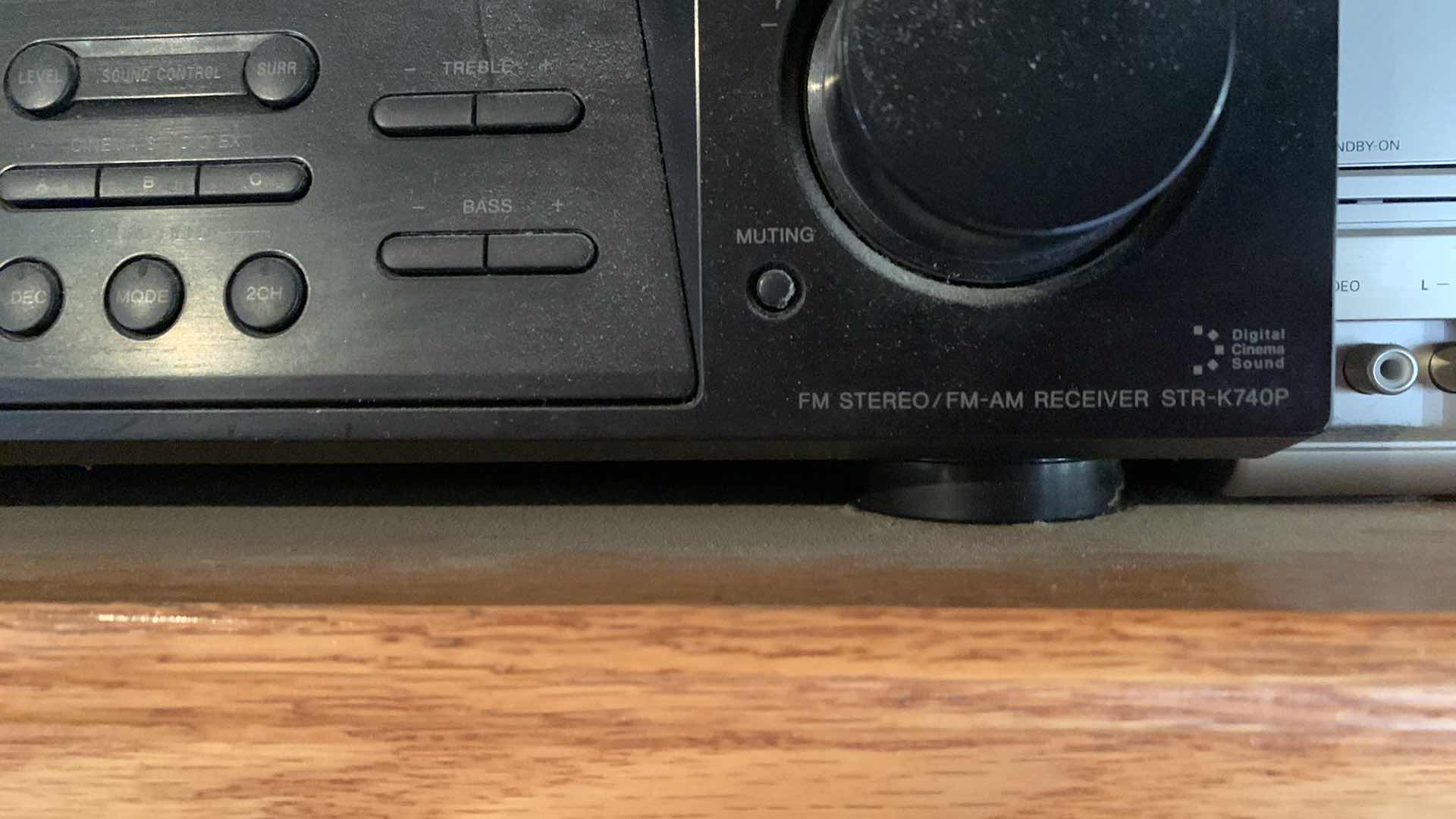 Photo 2 of SONY STERO RECEIVER STR-K740P AND PHILLIPS DVD/VHS PLAYER