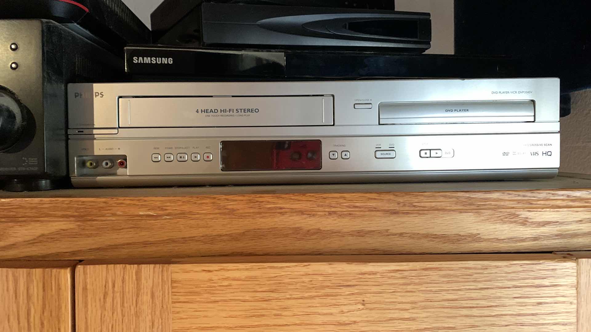 Photo 4 of SONY STERO RECEIVER STR-K740P AND PHILLIPS DVD/VHS PLAYER