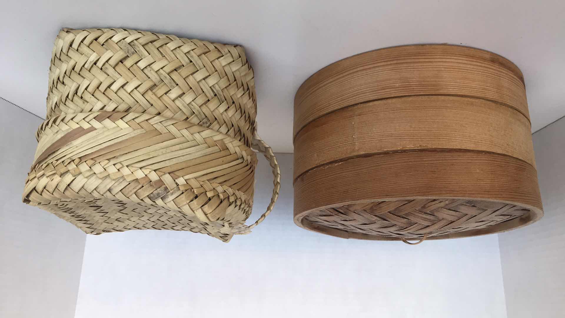 Photo 1 of BAMBOO STEAMER, 10” CIRC; HANDCRAFTED BASKET WITH LID