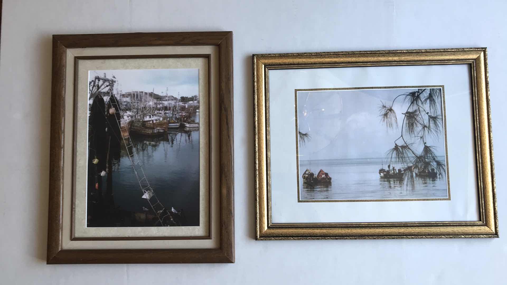 Photo 5 of 2 FRAMED PHOTOS, BOATS ON THE WATER, 20 1/2” H x 16” W, and 16 1/2” H x 20 1/2” W