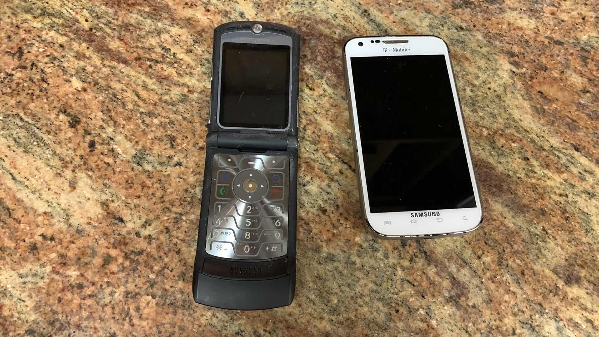 Photo 1 of CELLPHONES SAMSUNG GALSXY S2 AND A MOTOROLA FLIP