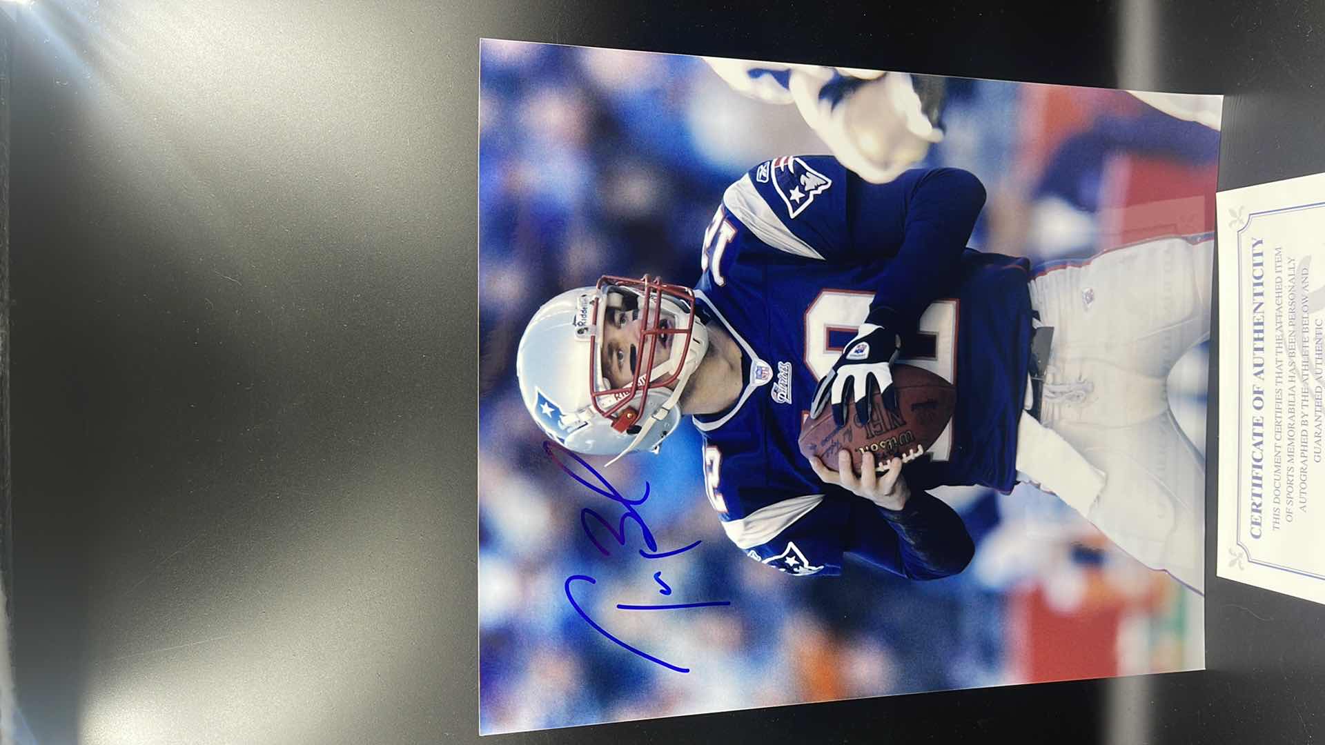 Photo 2 of TOM BRADY 8” X 10” AUTOGRAPHED PHOTO W COA