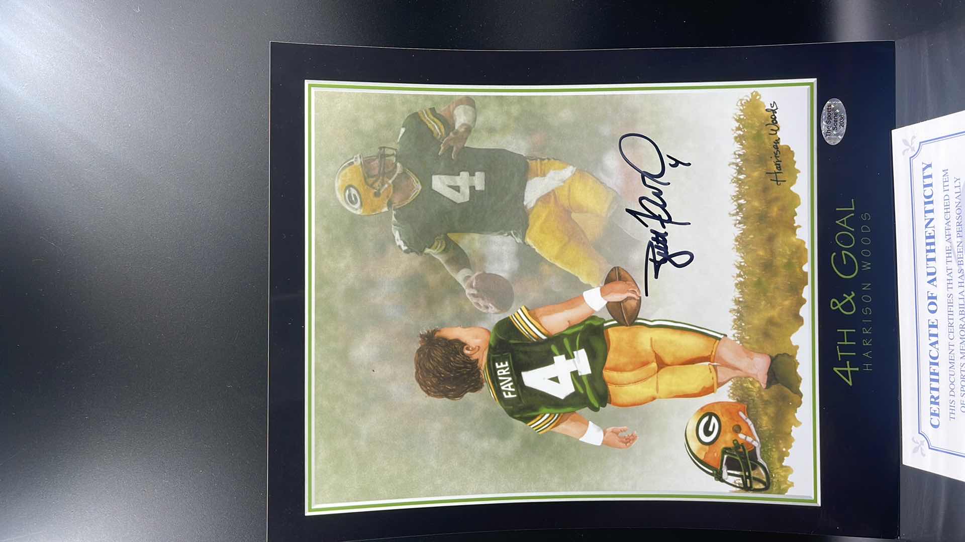 Photo 2 of BRETT FAVRE 8” X 10” AUTOGRAPHED PHOTO W COA