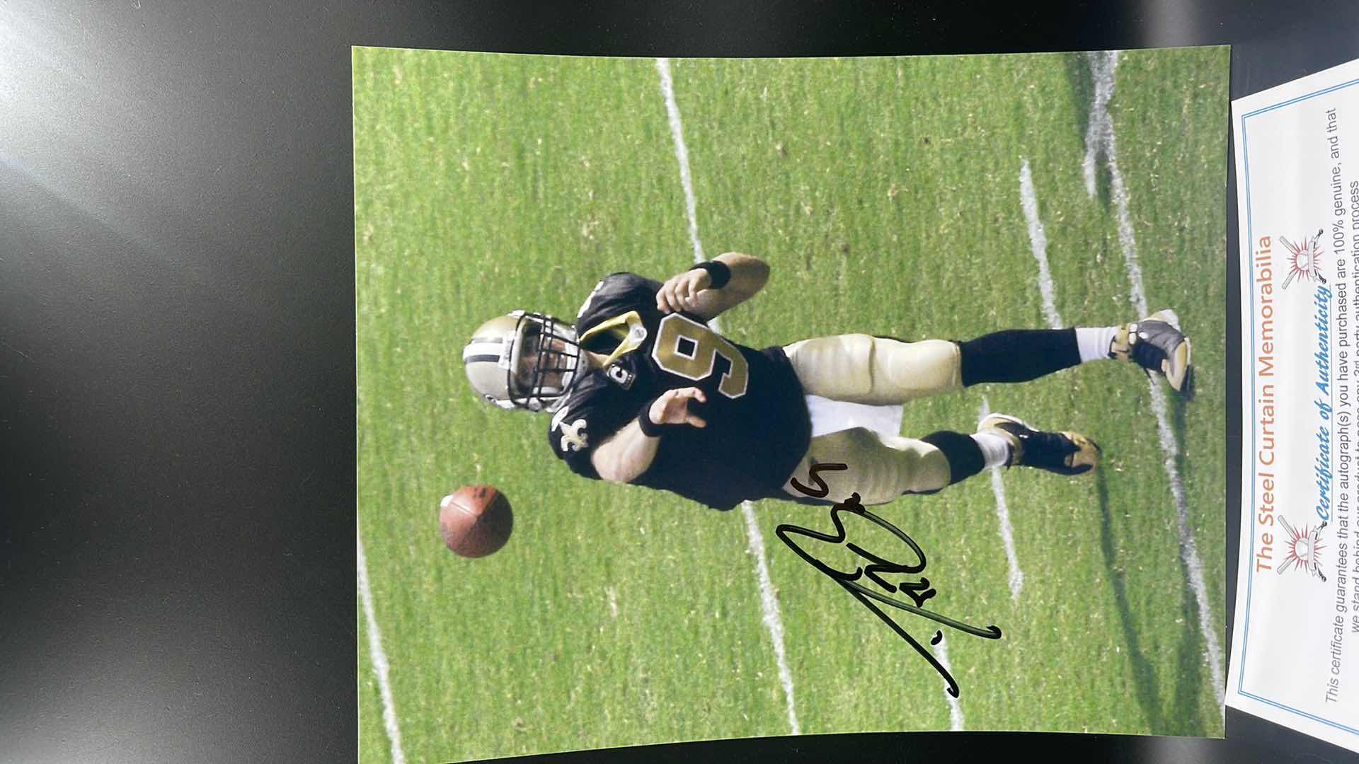 Photo 2 of DREW BREES 8” X 10” AUTOGRAPHED PHOTO W COA