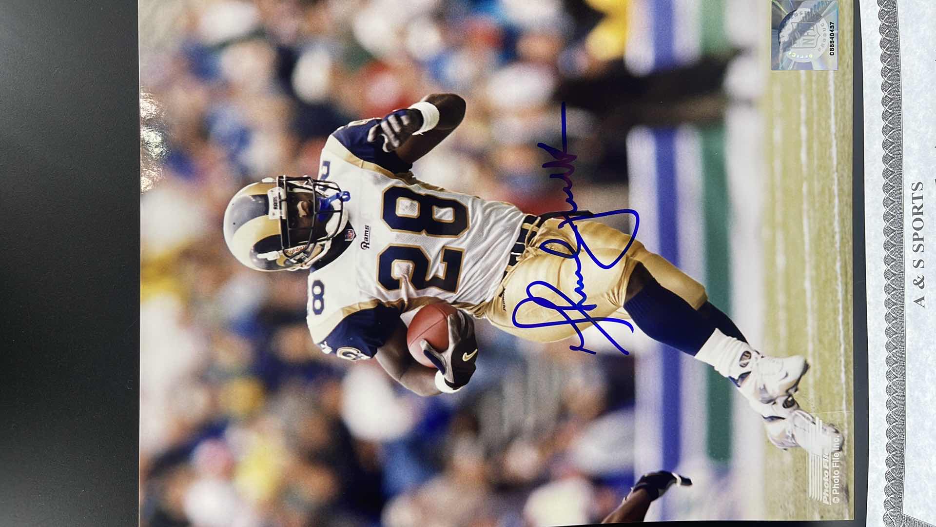 Photo 2 of MARSHALL FAULK 8” X 10” AUTOGRAPHED PHOTO W COA