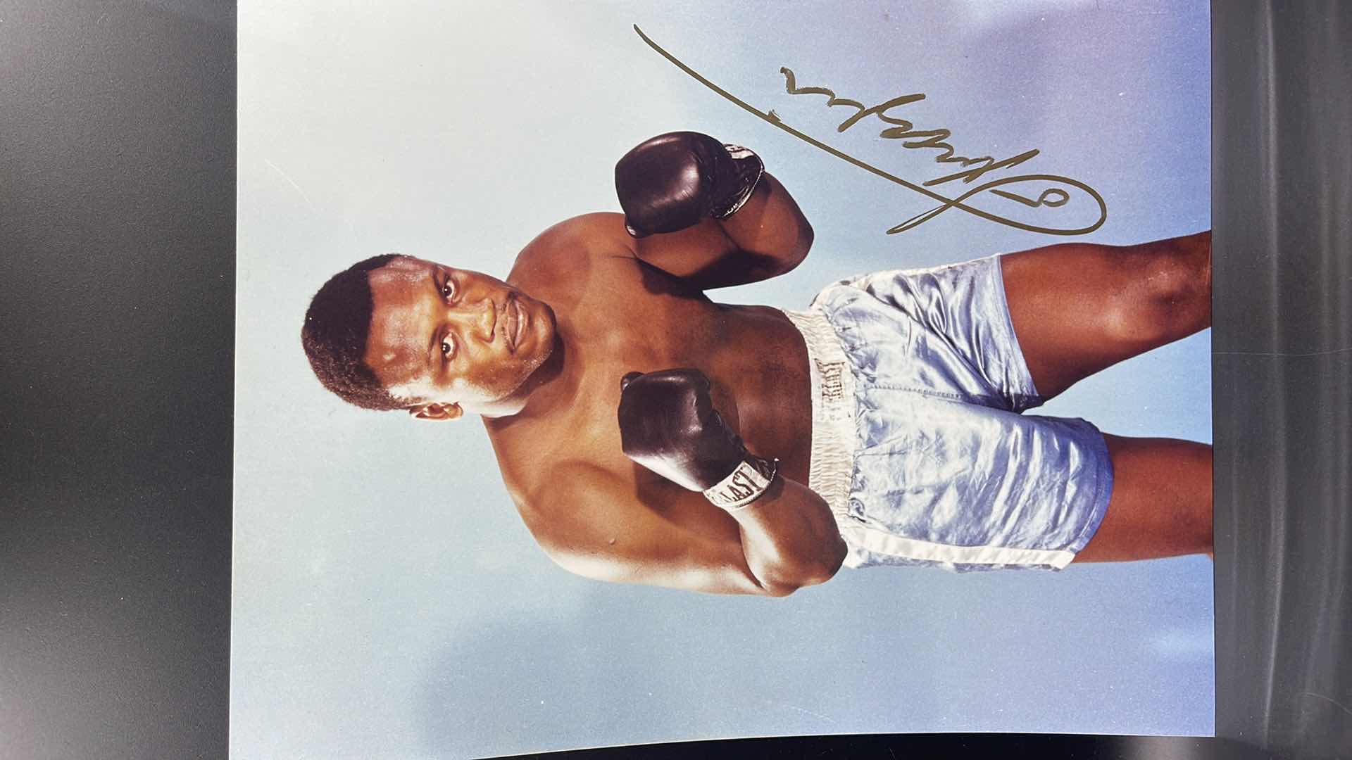 Photo 1 of JOE FRAZIER 8” X 10” AUTOGRAPHED PHOTO