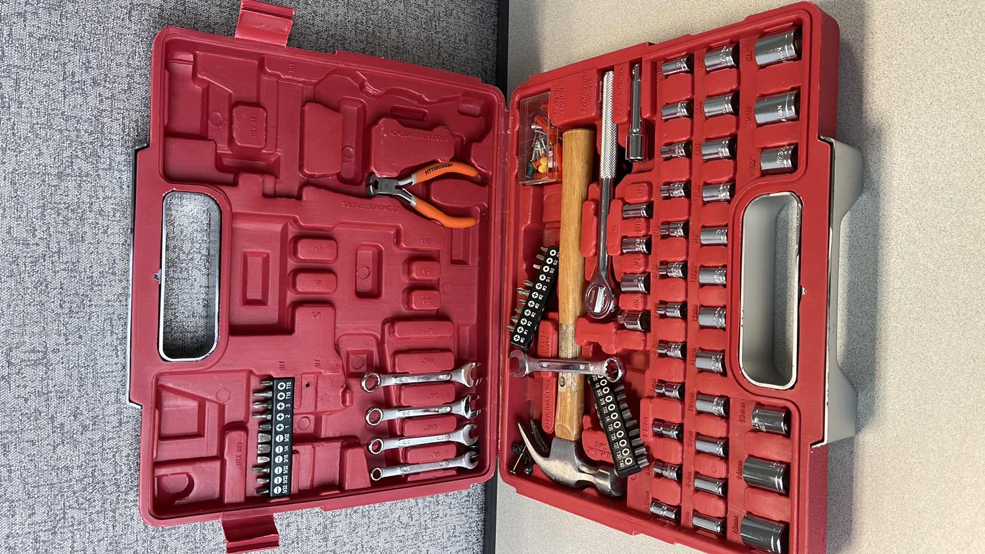 Photo 1 of YLTRA STEEL TOOL SET W CARRY CASE (MISSING TOOLS)