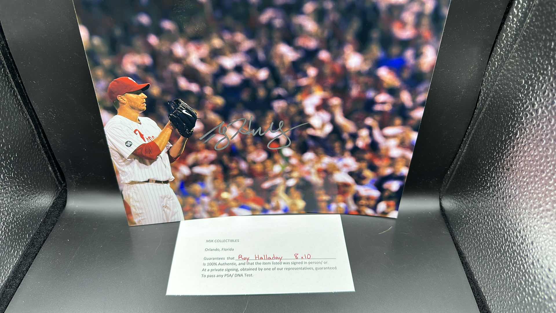 Photo 1 of ROY HALLADAY 8” X 10” AUTOGRAPHED PHOTO W COA