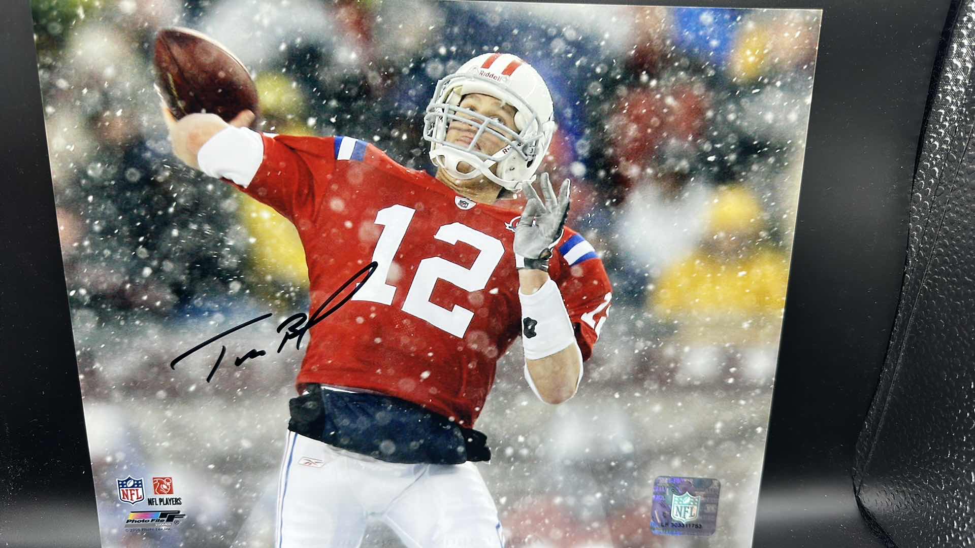 Photo 2 of TOM BRADY 8” X 10” AUTOGRAPHED PHOTO W COA