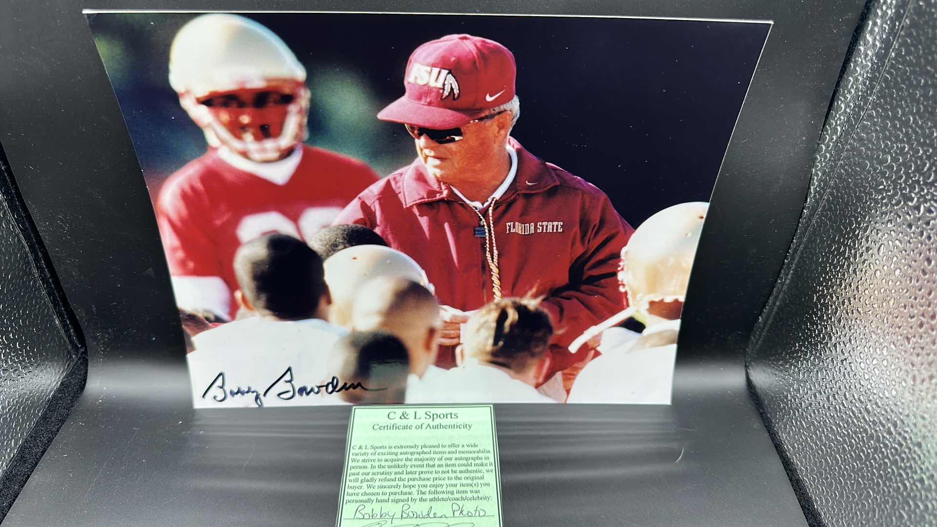 Photo 1 of BOBBY BOWDEN 8” X 10” AUTOGRAPHED PHOTO W COA