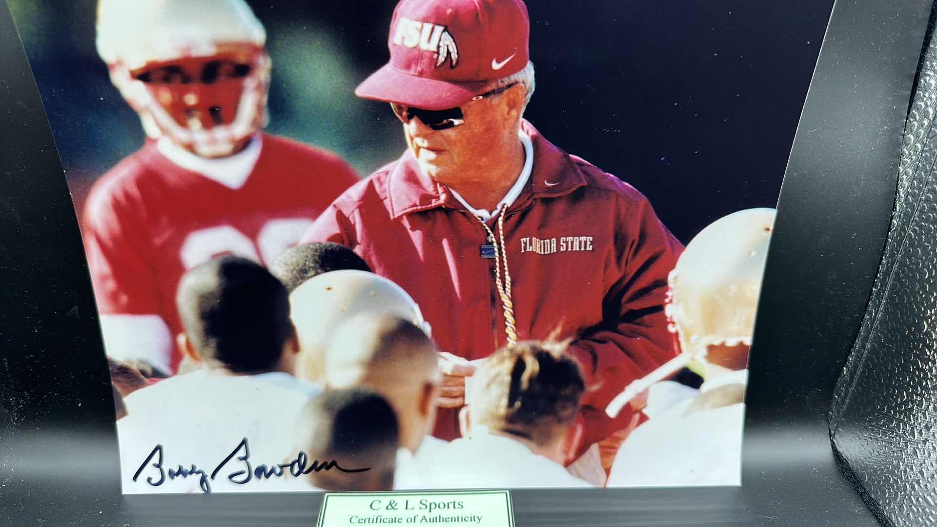 Photo 2 of BOBBY BOWDEN 8” X 10” AUTOGRAPHED PHOTO W COA