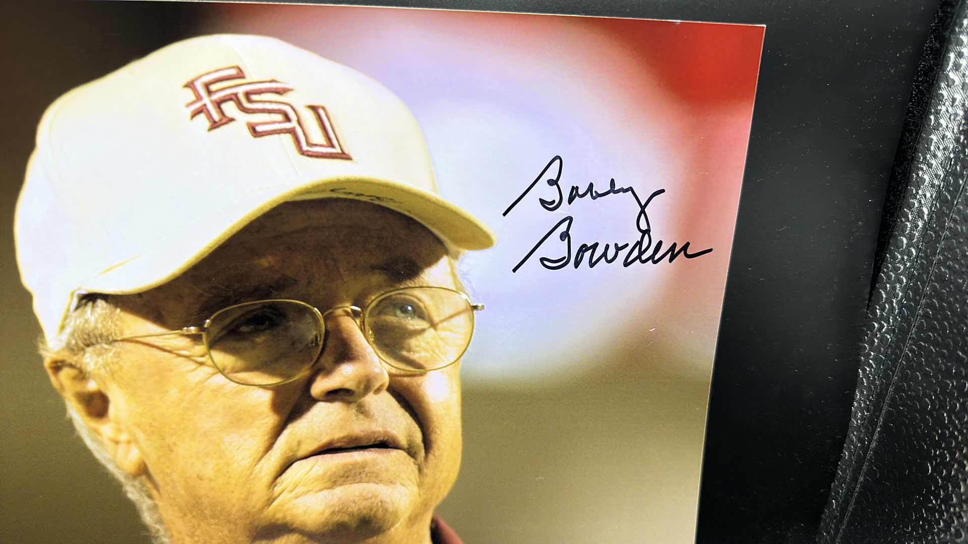 Photo 2 of BOBBY BOWDEN 8” X 10” AUTOGRAPHED PHOTO W COA