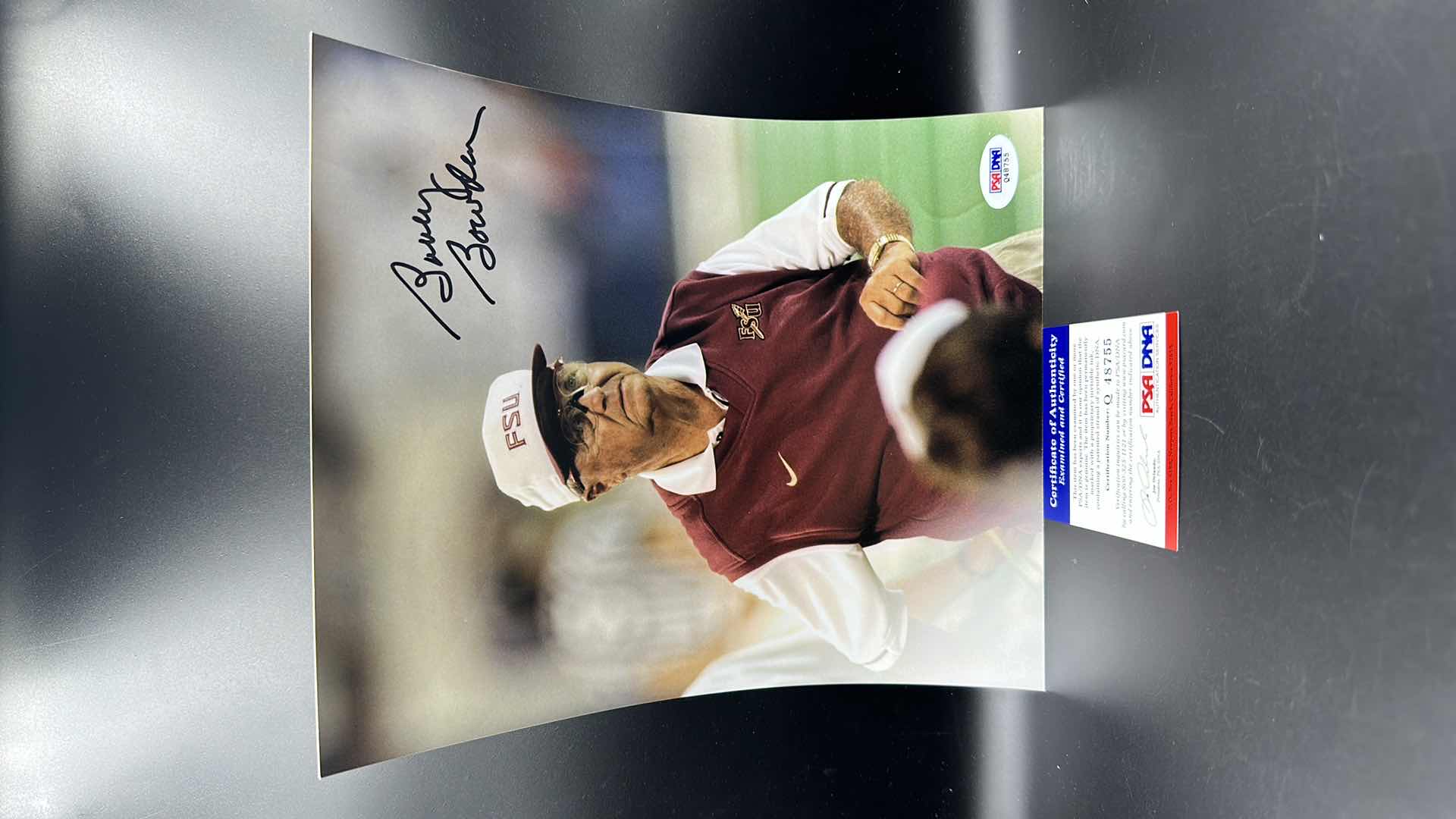 Photo 1 of BOBBY BOWDEN 8” X 10” AUTOGRAPHED PHOTO W COA