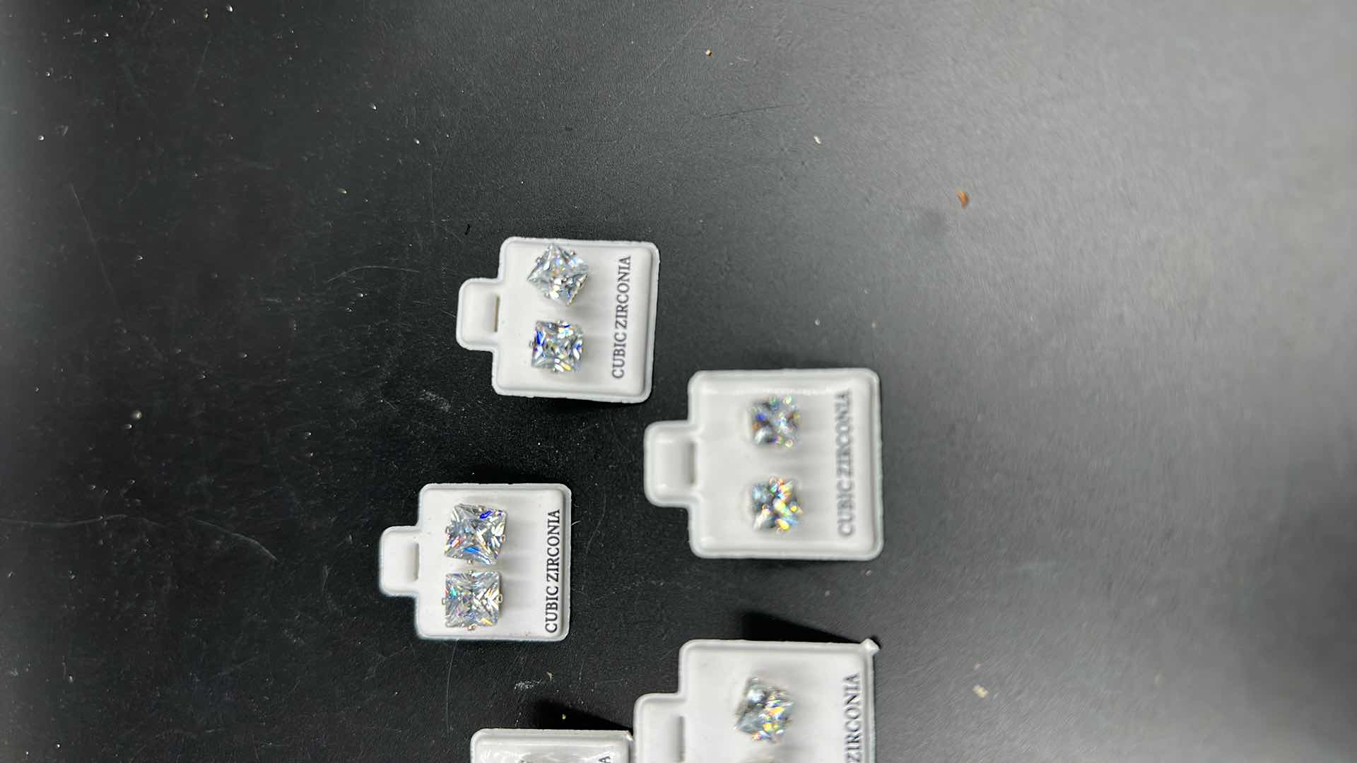 Photo 3 of 5 PC CUBIC ZIRCONIA EARING SETS