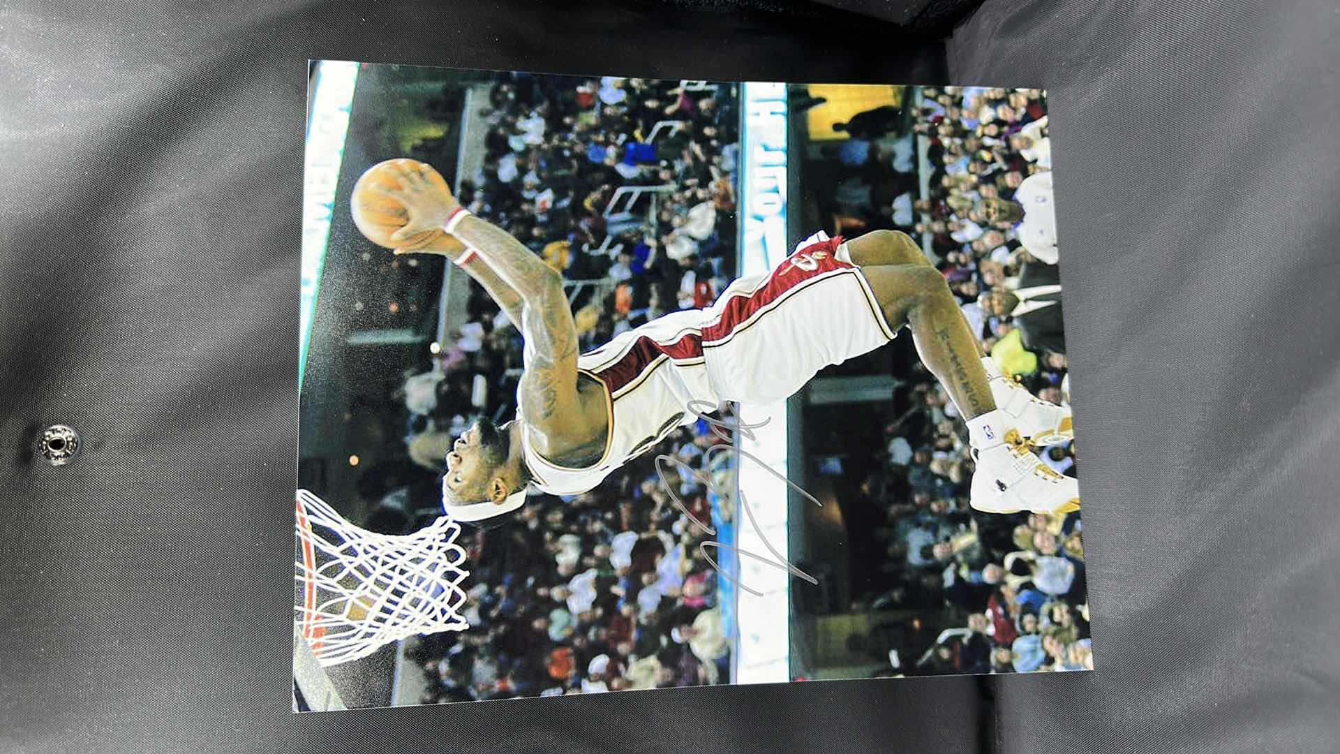 Photo 1 of LEBRON JAMES 8”X10” AUTOGRAPHED PHOTO AUTHENTICITY VERIFIED BY SELLER